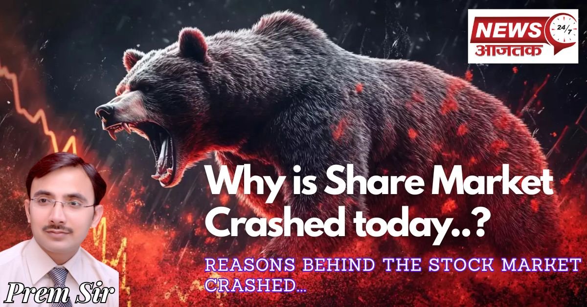 Why Stock Market Crashed today: Sensex drops 733 points, while Nifty falls below 24,700?